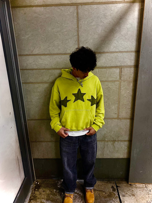 3-Star Washed Hoodie